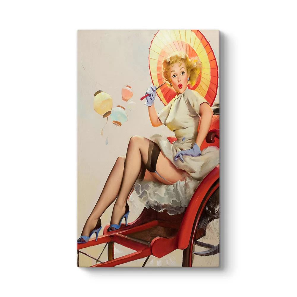 Pin Up Umbrella Tablosu - Model 35